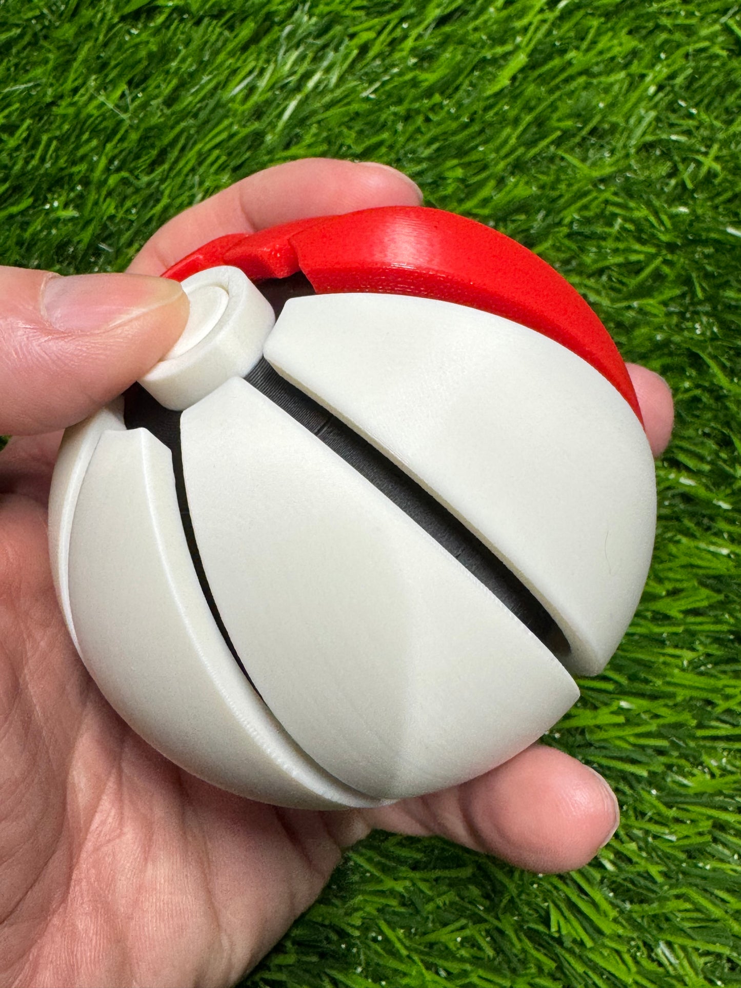 Red and White Ball - Fidget Toys - Clicky