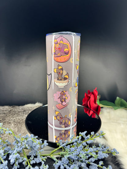 Umbreon Solo - 20oz Skinny Stainless Steel Tumbler - Double Wall - Sublimated