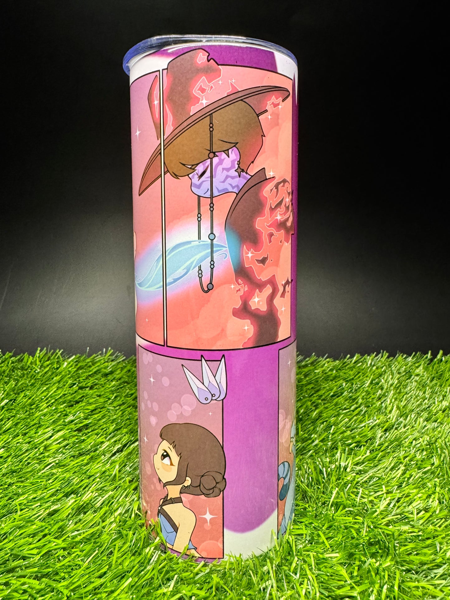 KPop Demon Hunters - 20oz Skinny Stainless Steel Tumbler - Double Wall - Sublimated