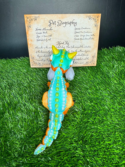 Alexander - The Faerie Carnotaurus - Mythical Pets