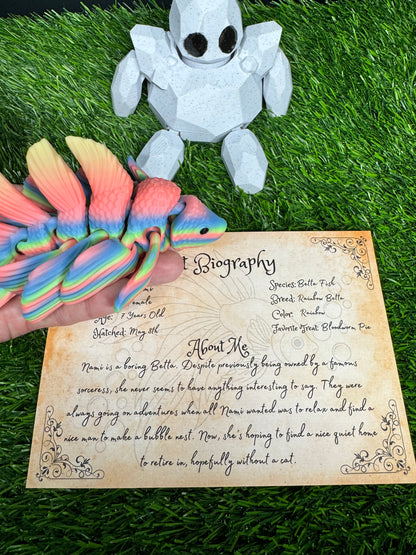 Nami - The Rainbow Betta Fish - Mythical Pets