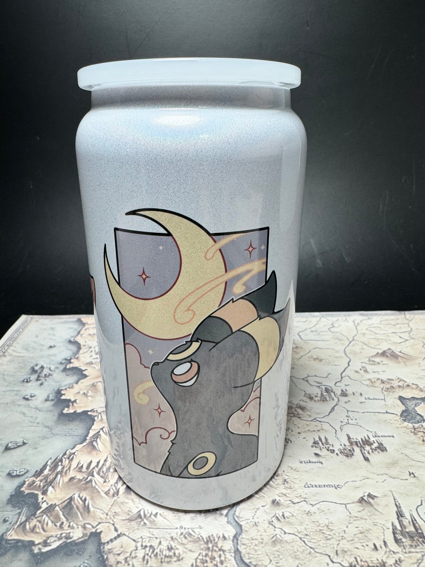 Eevee Portraits C 16oz Can - Stainless Steel Sublimated