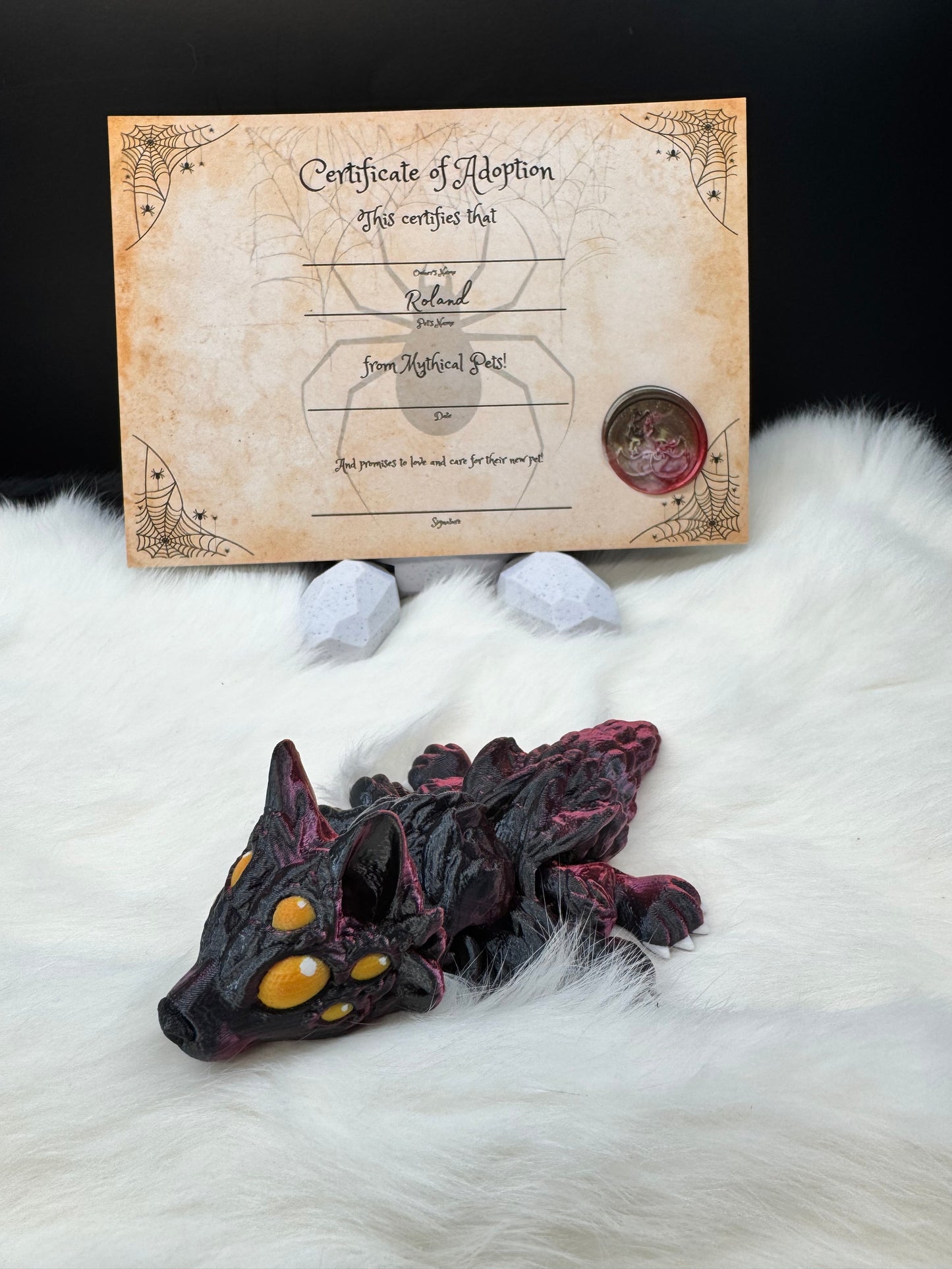 Roland - The Wolf Spider  - Mythical Pets