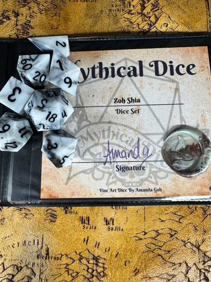 Zoh Shia - Standard Set - Fine Art Dice