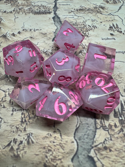 Sakura - Full Set Dice  - Fine Art Dice