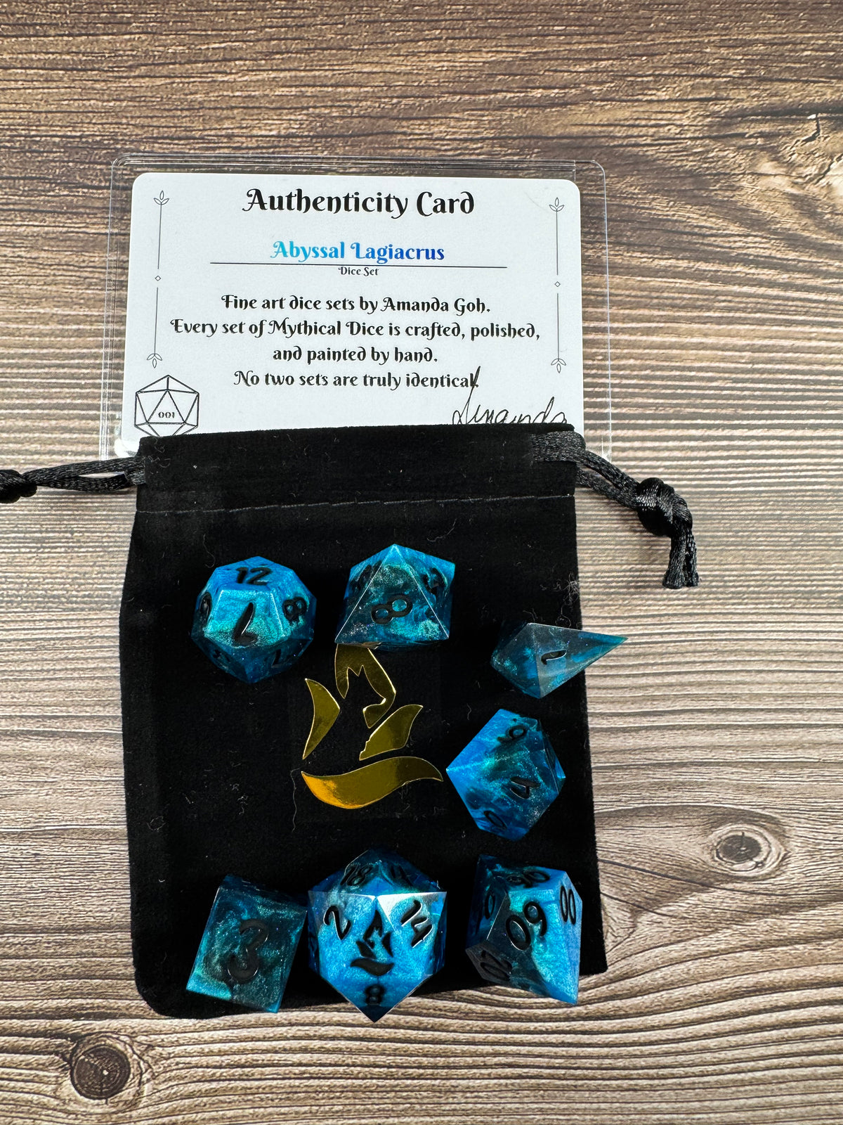 Abyssal Lagiacrus - Standard Set - Fine Art Dice