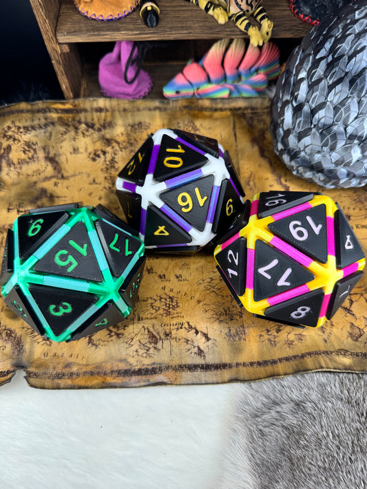 Fidget Dice - KPop Demon Hunter Theme - D20 Clicker