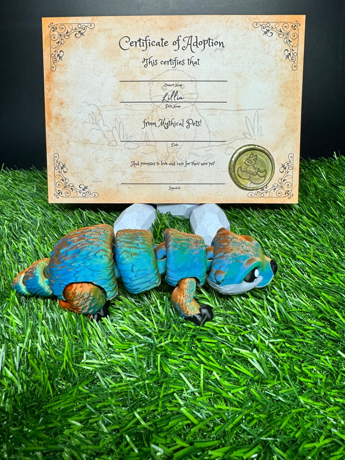 Lillia - The Chromatic Otter - Mythical Pets