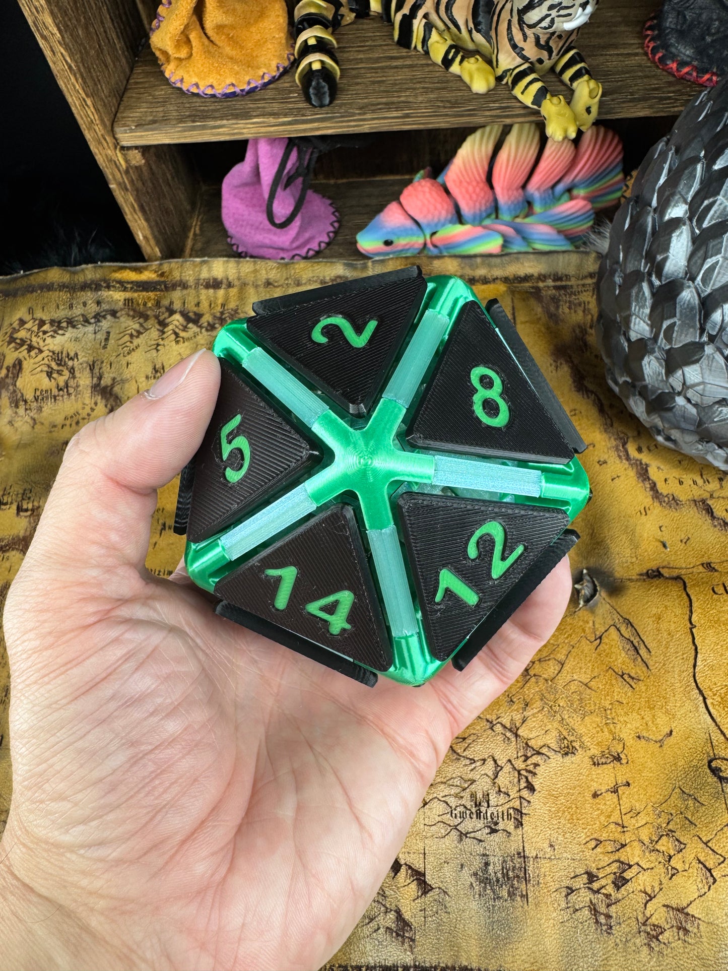 Fidget Dice - KPop Demon Hunter Theme - D20 Clicker