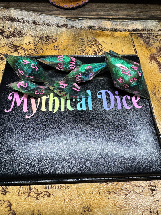 Zoe - Crystal Set - Fine Art Dice