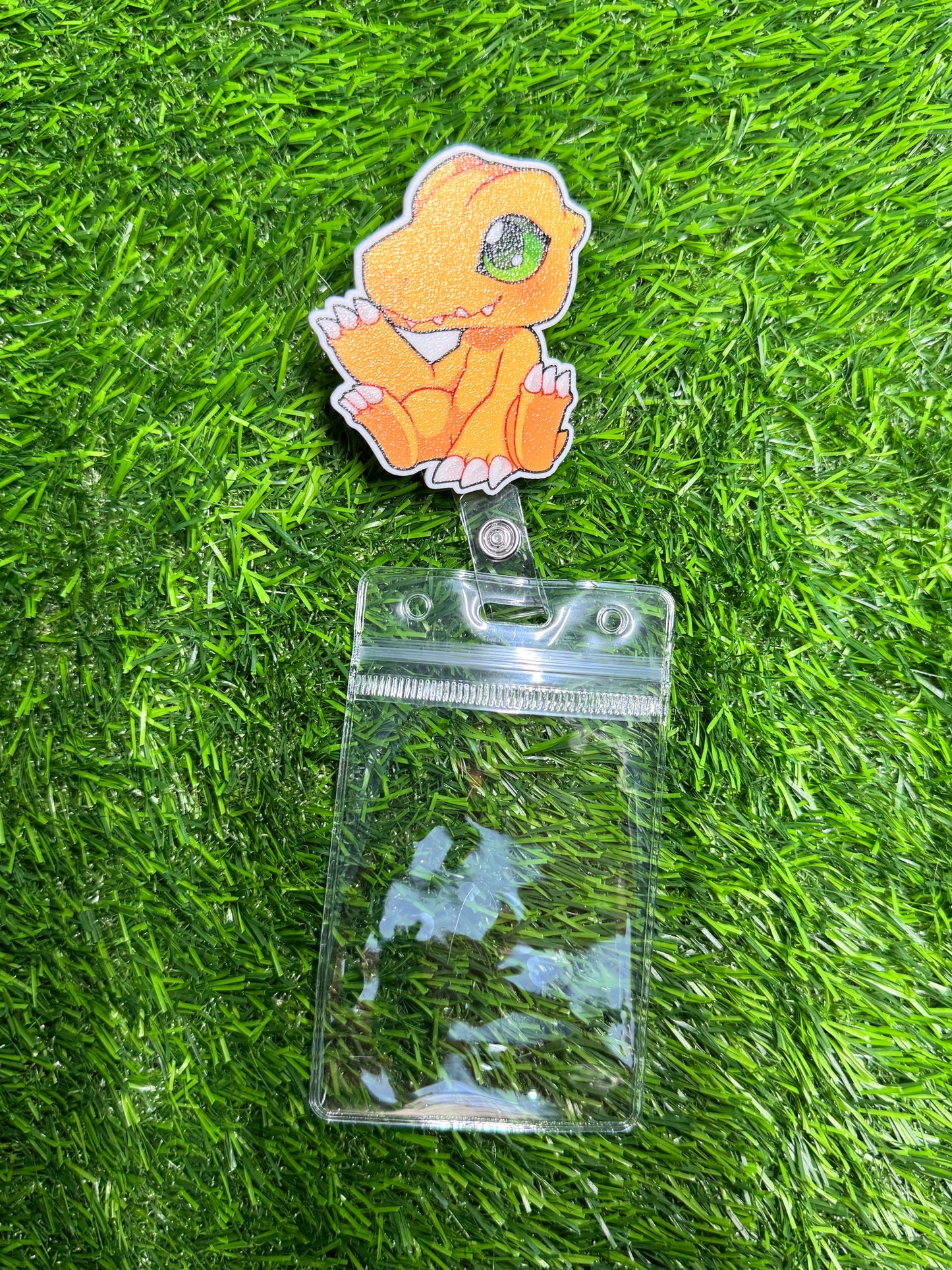 Popswap - Agumon - Attachment/Badge Reel