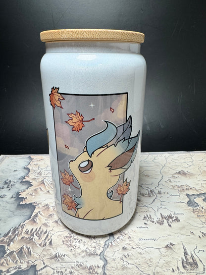 Eevee Portraits A 16oz Can - Stainless Steel Sublimated