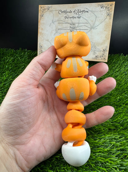 Oliver - The Orange Cat  - Mythical Pets