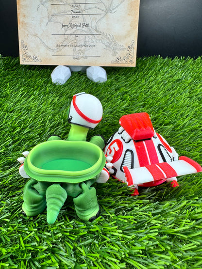 Toshi - The Racer Turtle  - Mythical Pets
