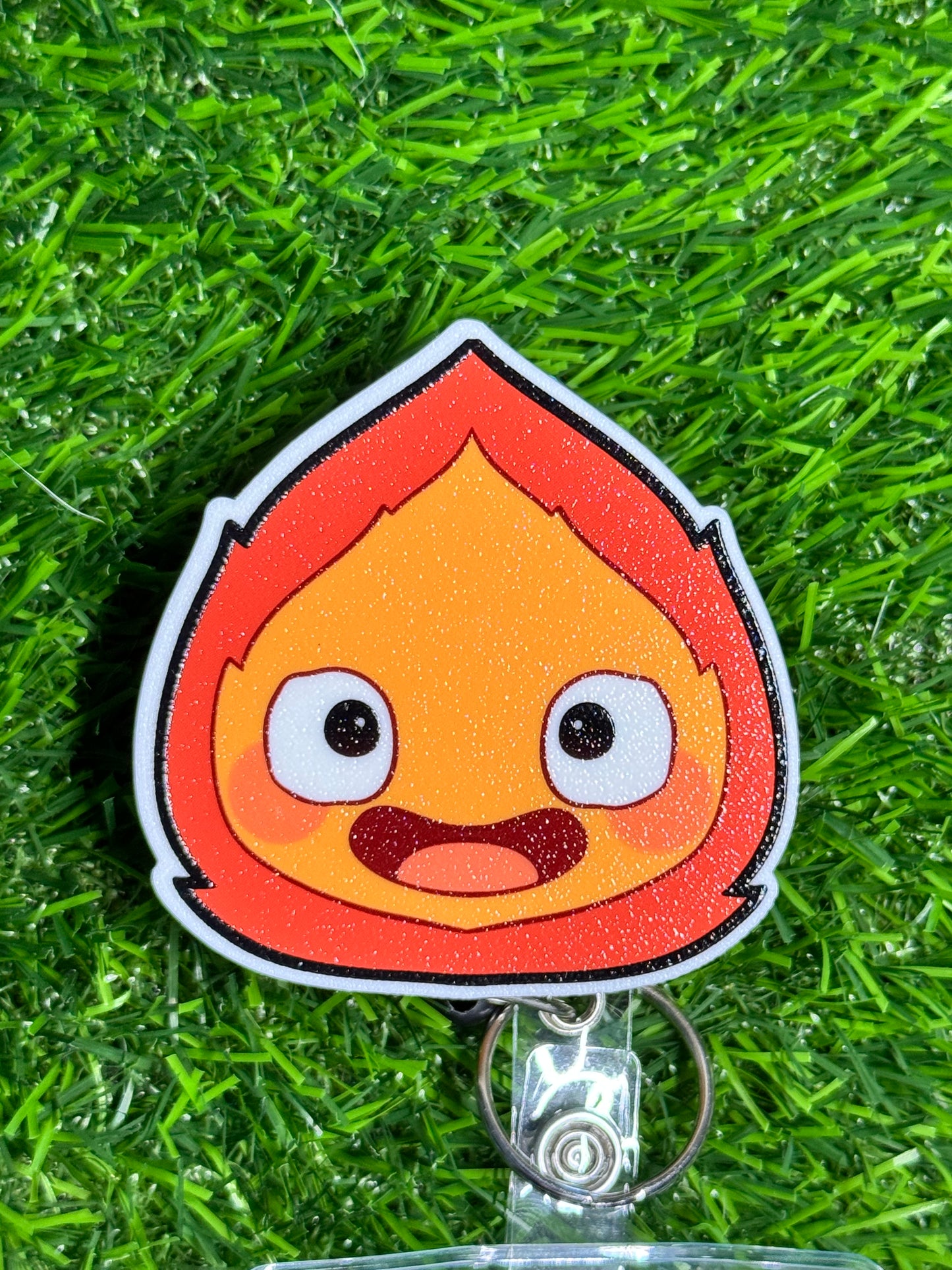 Popswap - Calcifer - Attachment/Badge Reel