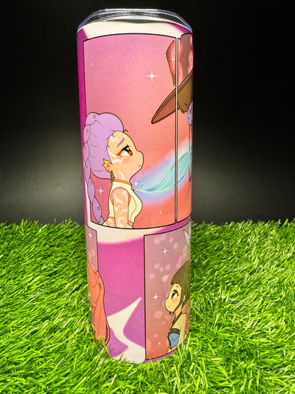 KPop Demon Hunters - 20oz Skinny Stainless Steel Tumbler - Double Wall - Sublimated