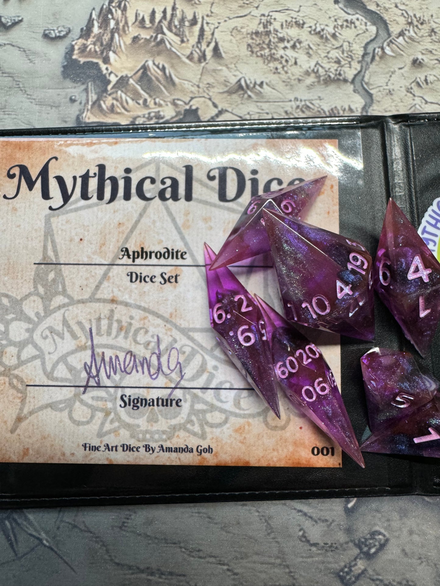 Aphrodite - Full Set - Fine Art Dice