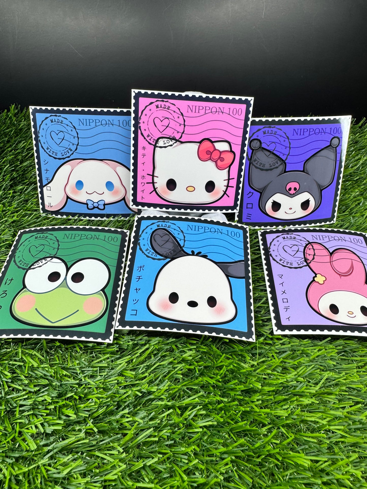 Collectible Anime Stamp Stickers - Die Cut - Fake Stamps Vol. 6