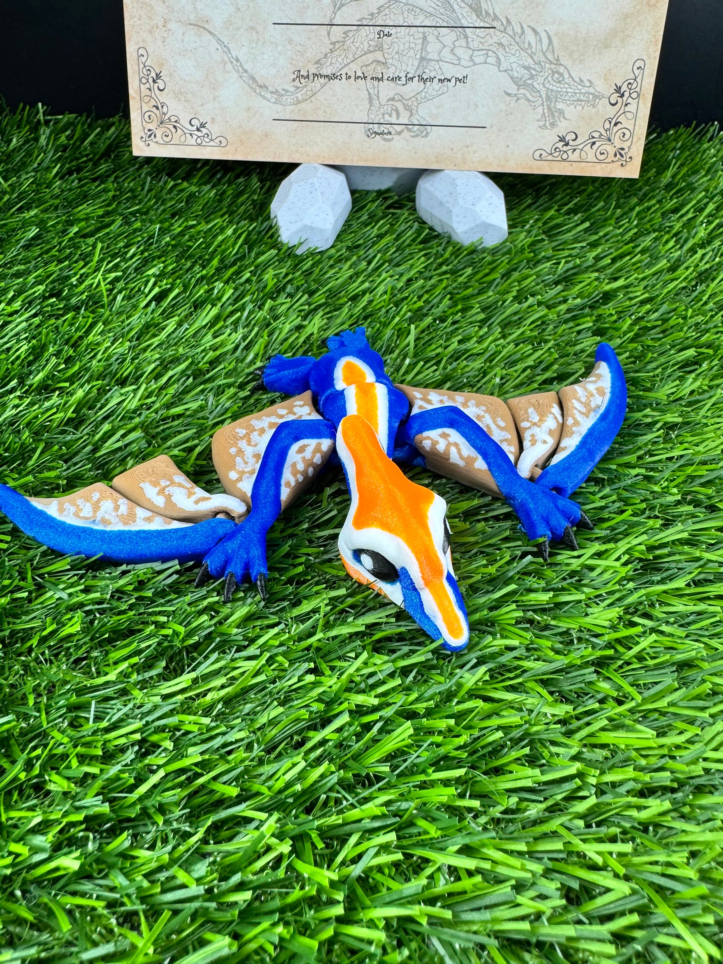 Petra - The Azure Pterodactyl  - Mythical Pets