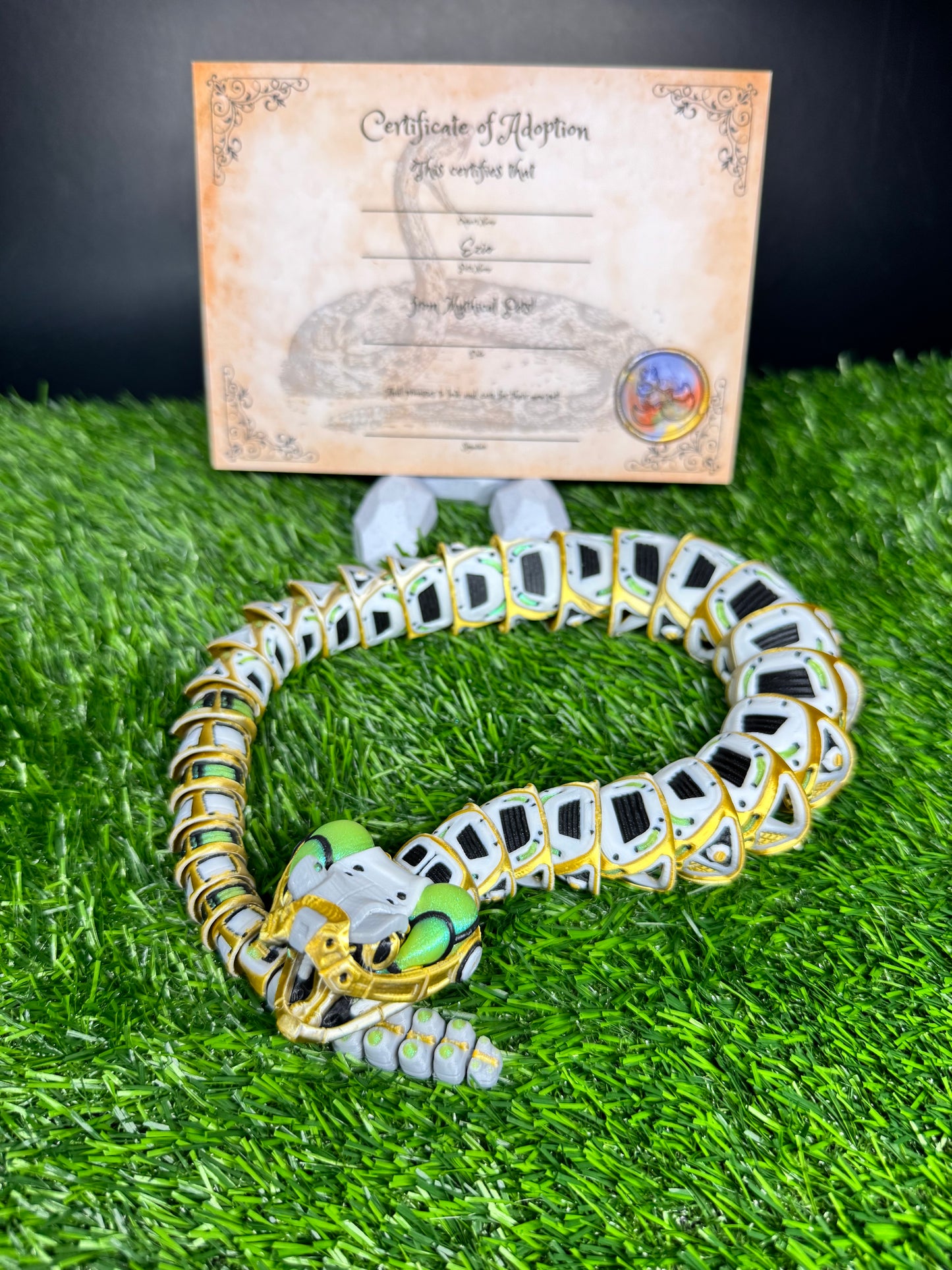 Ezio - The Cyborg Rattlesnake - Mythical Pets