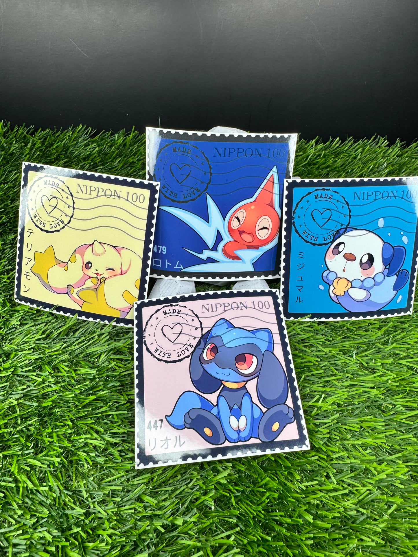 Collectible Anime Stamp Stickers - Die Cut - Fake Stamps Vol. 5