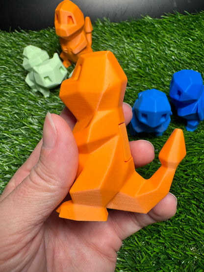 Fidget Clicker - Kanto Starters - Low Polygon Pokemon