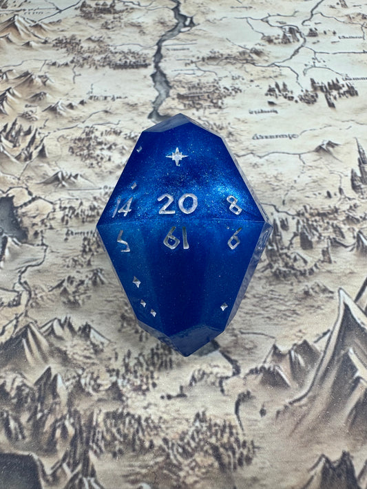 Blue Glacier Cosmos Gem D20