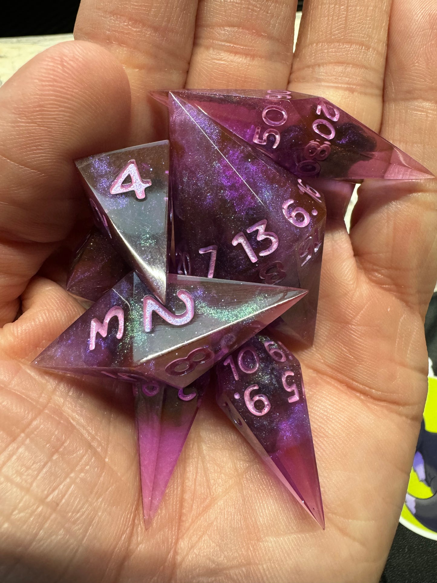 Aphrodite - Full Set - Fine Art Dice