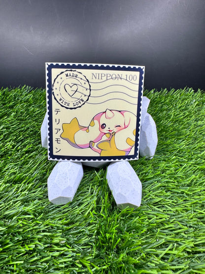 Collectible Anime Stamp Stickers - Die Cut - Fake Stamps Vol. 5