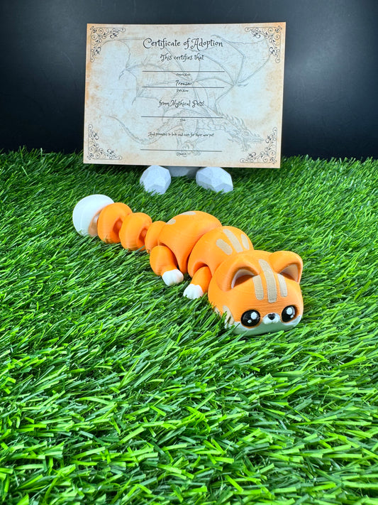 Oliver - The Orange Cat  - Mythical Pets