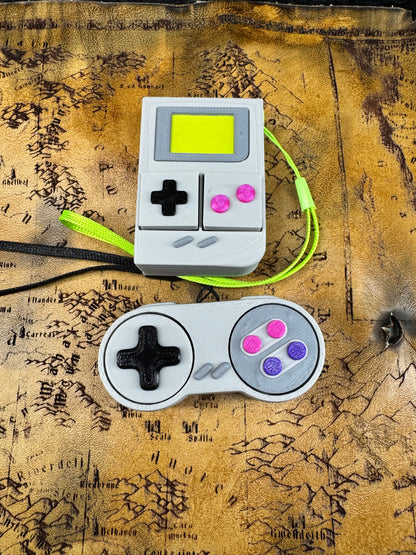Fidget Clicker - Retro Gaming - SNES Controller and Gameboy