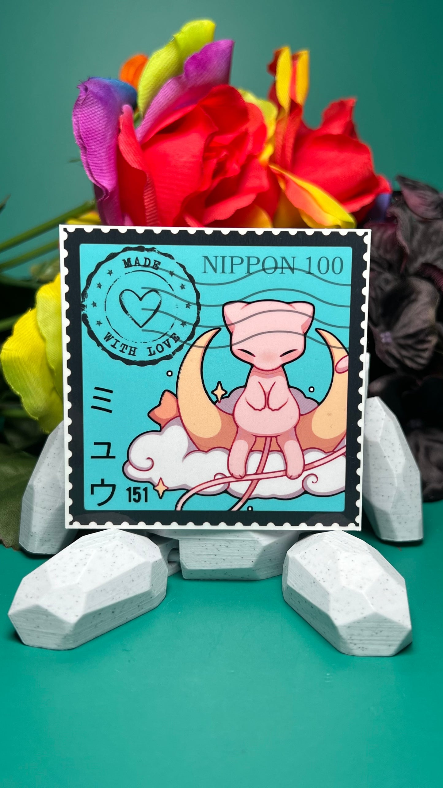 Collectible Anime Stamp Stickers - Die Cut - Fake Stamps Vol. 1