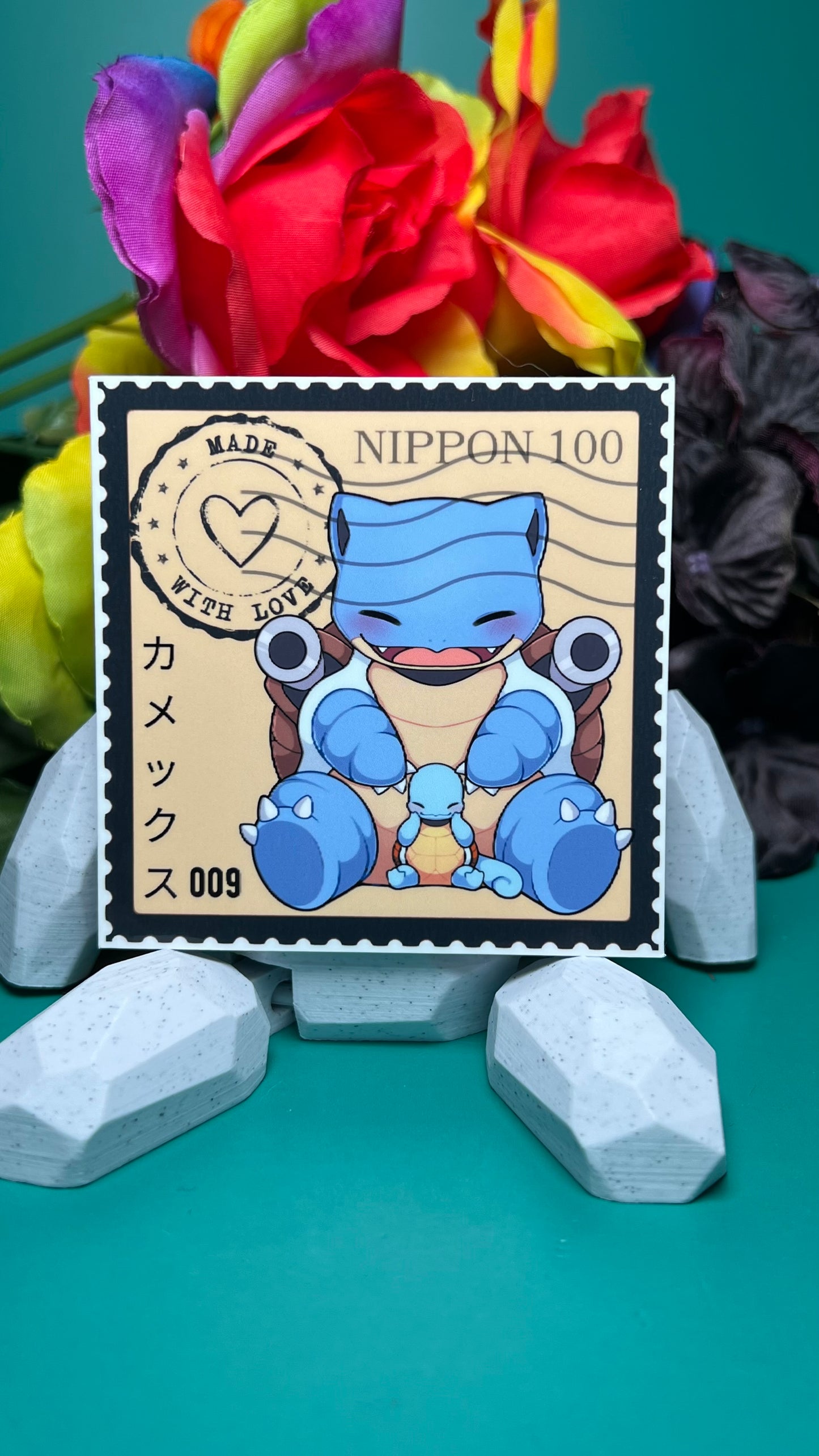 Collectible Anime Stamp Stickers - Die Cut - Fake Stamps Vol. 1