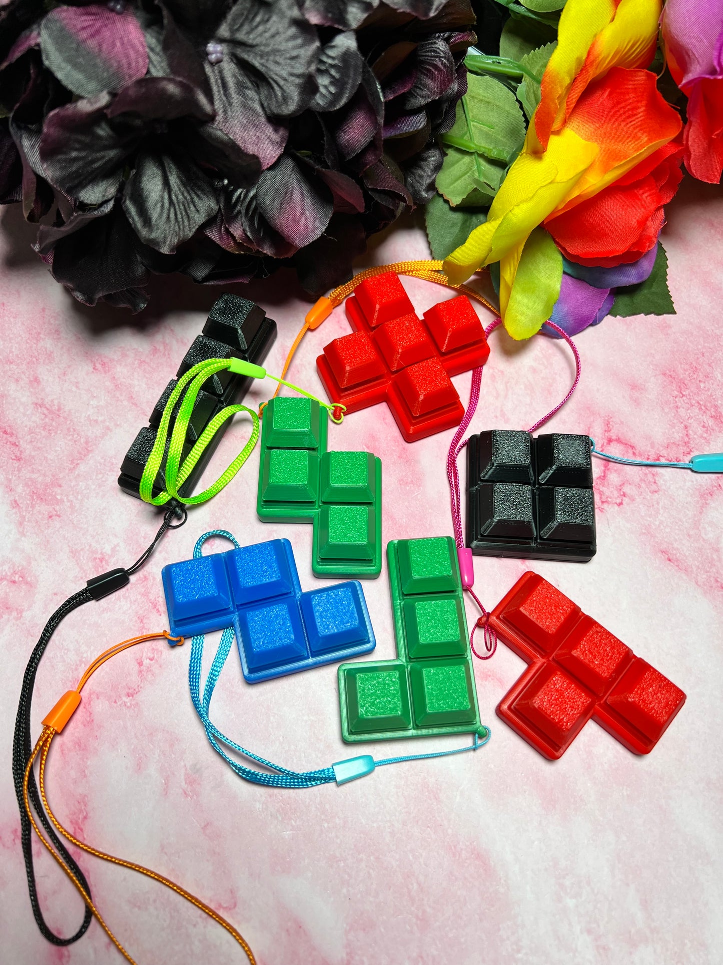 Keyboard Clicker Fidget - Tetrominoes and WASD