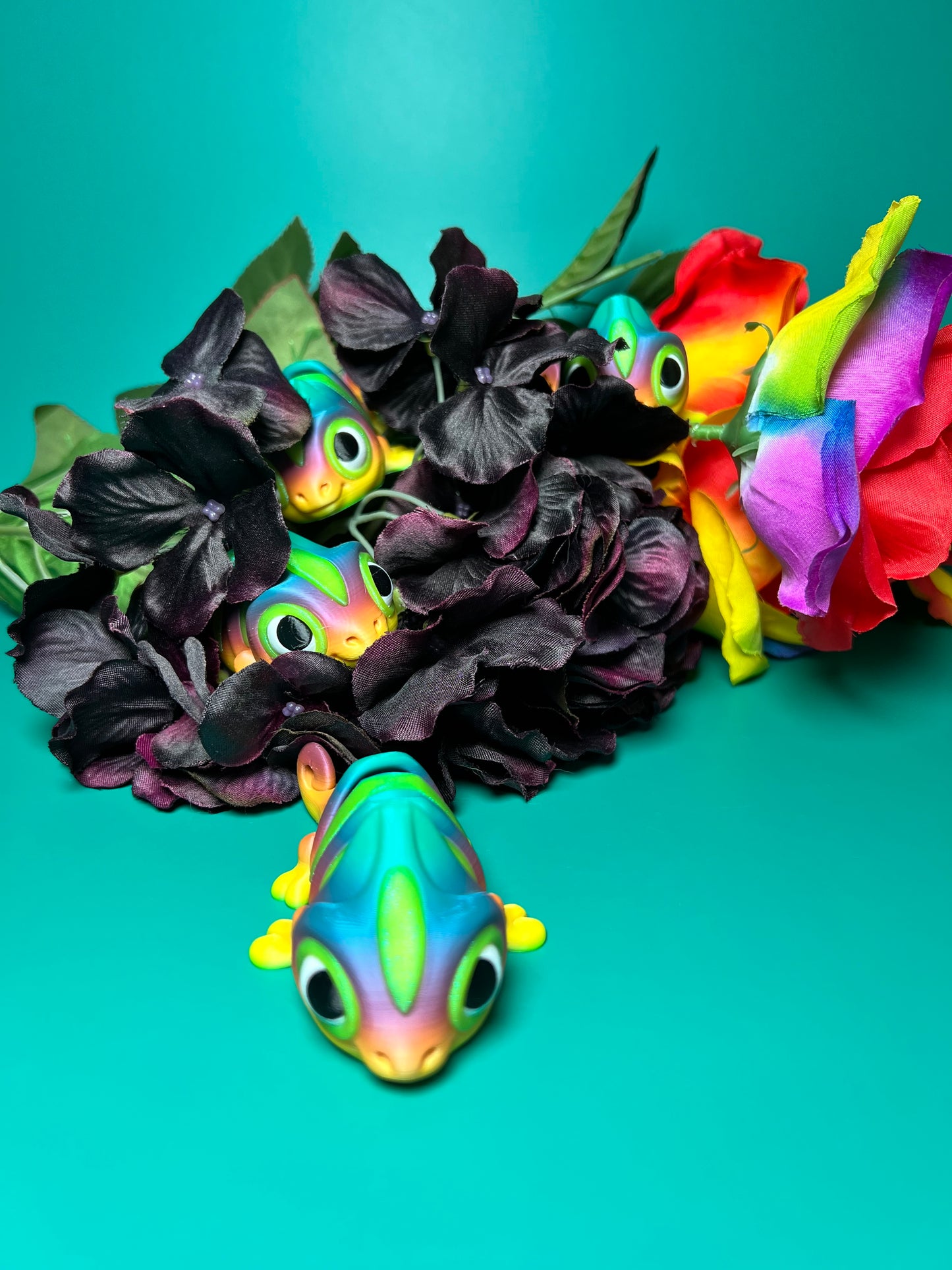 Arty - The Rainbow Chameleon  - Mythical Pets