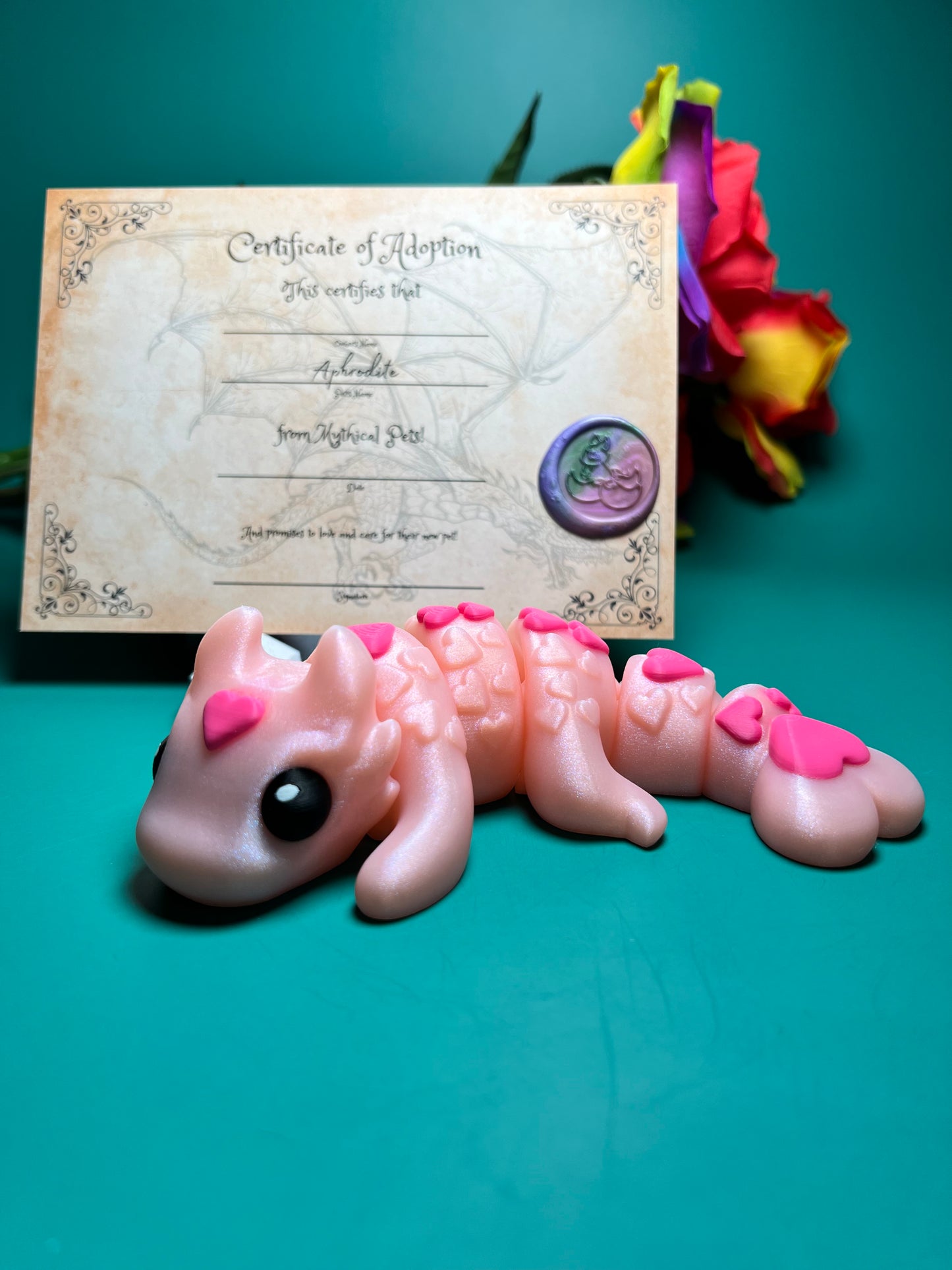 Aphrodite and Hephaestus - The Love Dragons  - Mythical Pets