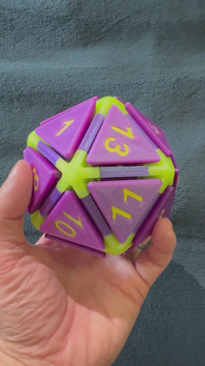 Fidget Clicker - Dice - D20, D12, D10