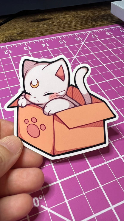 Sailor Moon Cats - Luna, Diana, Artemis in Boxes - Die Cut
