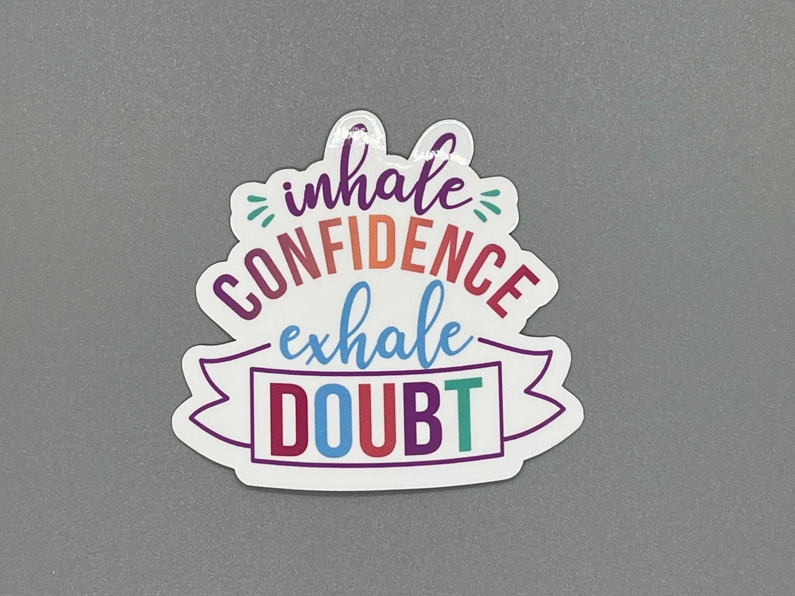 Motivational Messages Stickers - Inspirational Phrases on Vinyl Stickers - Waterproof Weatherproof UV Resistant Laminated