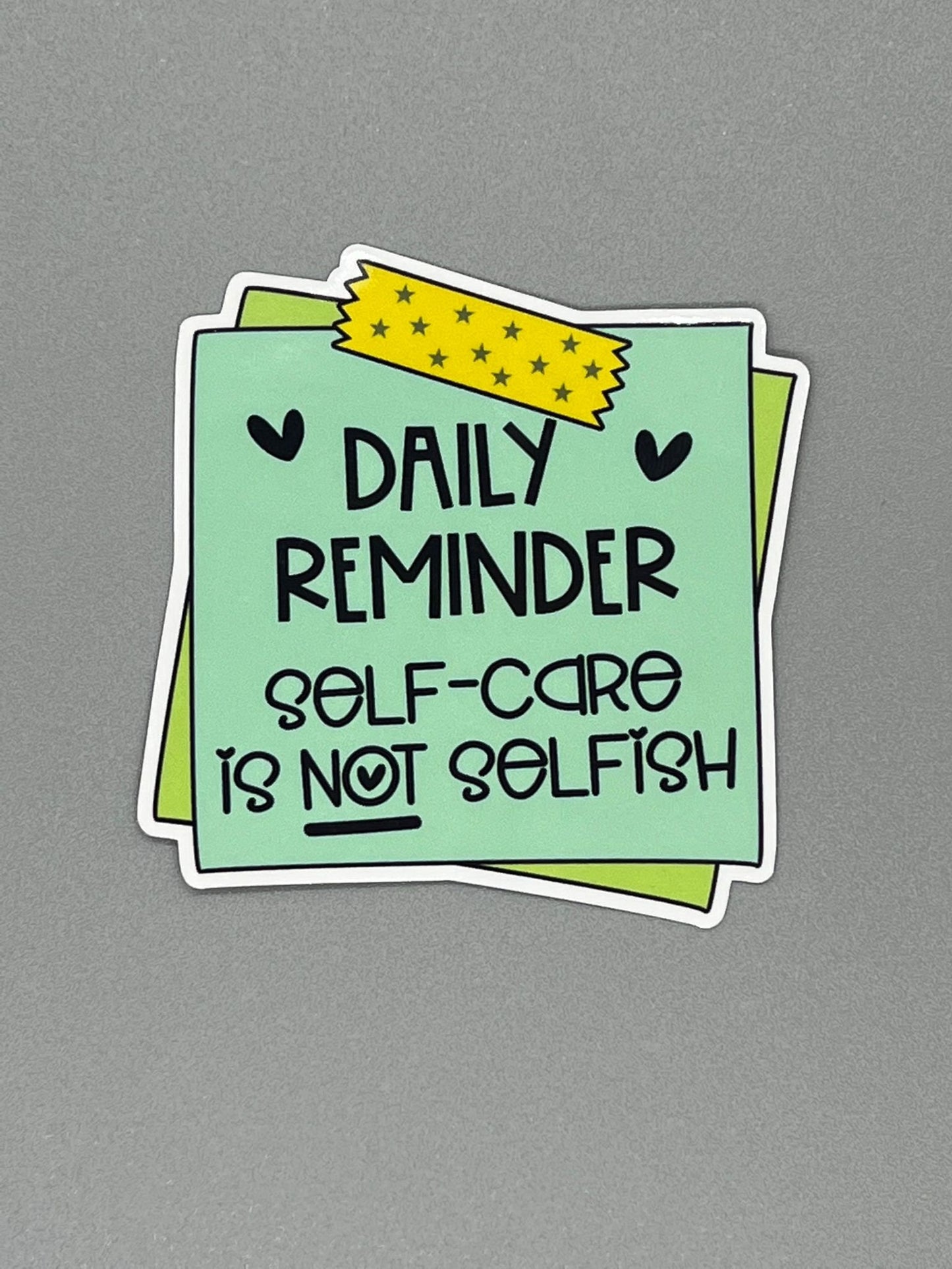 Reminder Note Motivational Stickers - Happy Sticky Note Messages - Self Care Reminders - Bottles, Calendars, Notebooks, Folders!