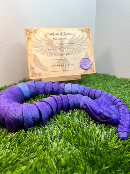Orion - The Twilight Rattlesnake - Adoptable Articulated Animals