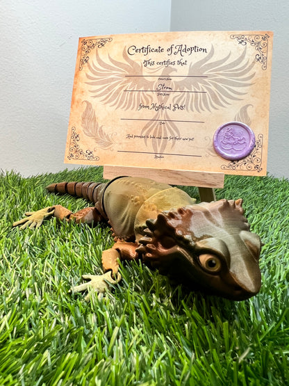 Draco - The Bearded Dragon - Adoptable Articulated Animals